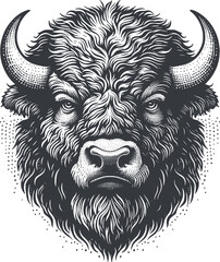 bison vector © CROP MEDIA