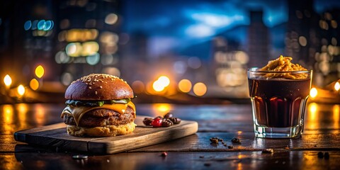 Sultry lighting and whispered secrets surround the indulgent ritual of a late-night snack, as the camera lingers on the guilty pleasure of a solo indulgence.
