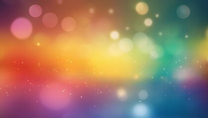 blur colorful warm rainbow background with sparkling glitters; abstract glitter design, flare
