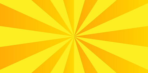 Obraz premium Sunburst beam light vintage shine and graphic summer explosion pattern. red and orange bright sunrise isolated glow striped texture background. 