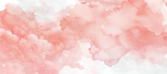 Fototapeta premium Soft Pink Watercolor Background