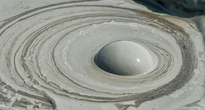 Mud volcano, Gobustan, Azerbaijan