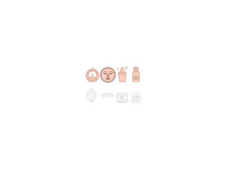 Beauty and spa icon set illustration Royalty-Free Vector Graphics & Clip Art Beauty icon icon set, Beauty, Icons Get this image full set line art design.