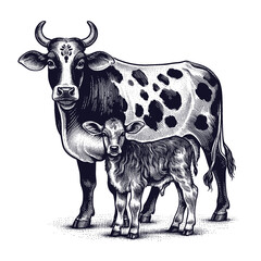 cow vector