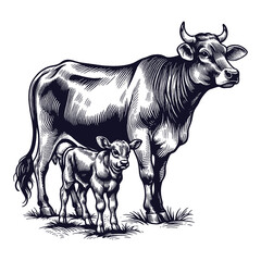 cow vector