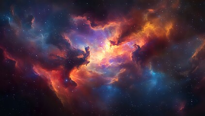 Cosmic Nebulae: A Symphony of Colors and Light in the Universe