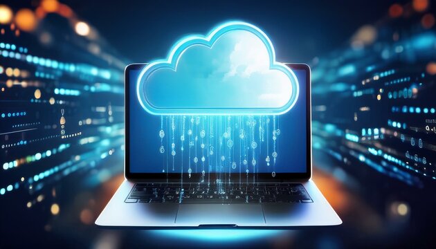 クラウドコンピューティングの概念cloud computing concept