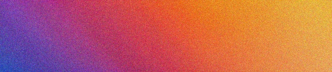 Fototapeta premium blue, red, orange, yellow, purple grainy background, noisy pastel color gradient banner, textured poster header cover backdrop design