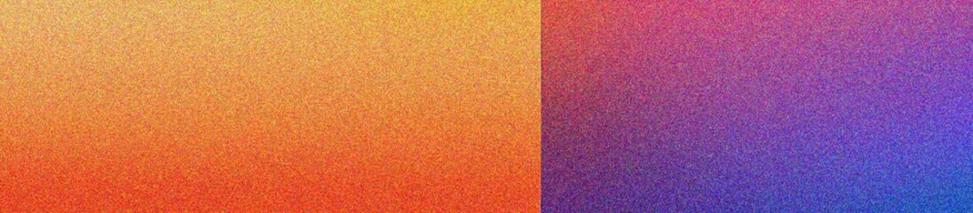 Fototapeta premium blue, red, orange, yellow, purple grainy background, noisy pastel color gradient banner, textured poster header cover backdrop design