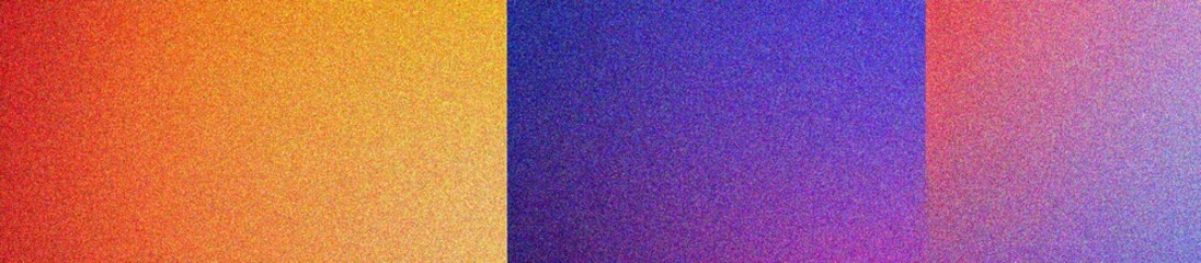 Fototapeta premium blue, red, orange, yellow, purple grainy background, noisy pastel color gradient banner, textured poster header cover backdrop design