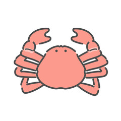 かに　イラスト