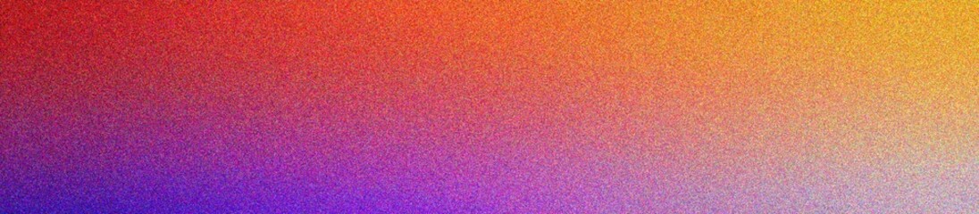 Fototapeta premium blue, red, orange, yellow, purple grainy gradient background pastel noise texture poster backdrop banner design, copy space