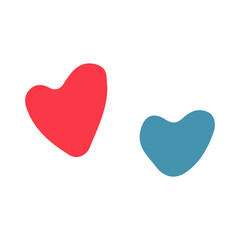 Pastel Watercolor Hearts