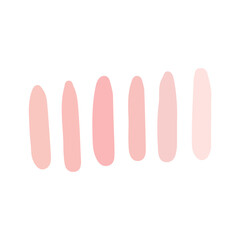 Pastel Watercolor Paint Streaks