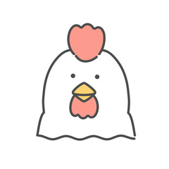 鶏　イラスト