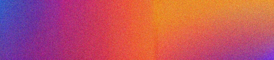 Fototapeta premium blue, red, orange, yellow, purple grainy gradient background pastel noise texture poster backdrop banner design, copy space