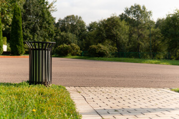 bin green recycling park grass design container waste trash environment garbage nature outdoor