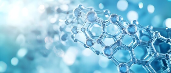 Innovative Nanotechnology Nanotubes Visualizing Cutting edge Industrial Applications and Uses in Various Sectors  Photography Concept with Futuristic and Scientific Backdrop