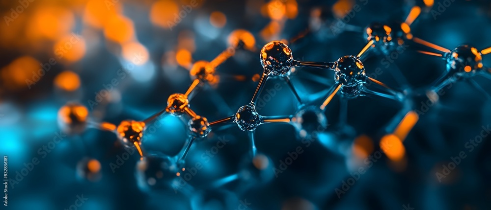 Poster molecular structures and nanoscale science showcasing how the understanding and manipulation of matt