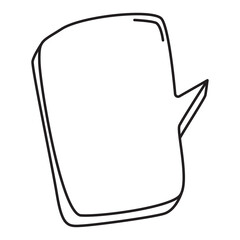 Fototapeta premium bubble talk transparent background