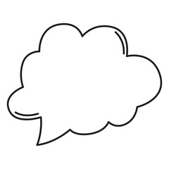 bubble talk transparent background