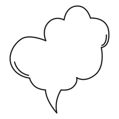 bubble talk transparent background