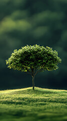 A tree, environmental protection concept