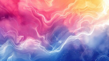 Fototapeta premium Produce a visually appealing abstract background with watercolor textures and gentle swirling designs, focusing on seamless color transitions for a harmonious and tranquil scene