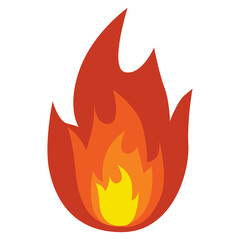 fire cartoon with transparent background