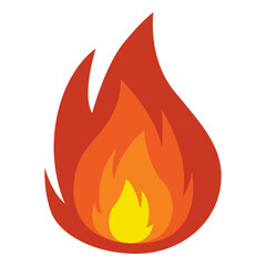 fire cartoon with transparent background
