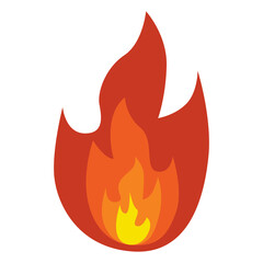 fire cartoon with transparent background