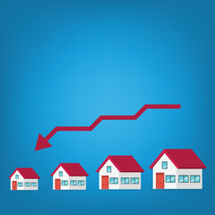 Housing price falling down	