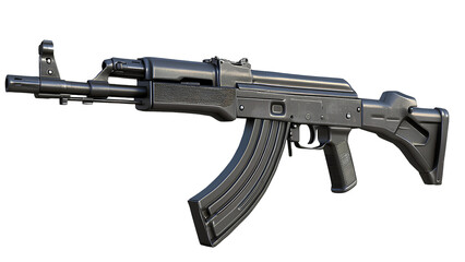 Modern Tactical Assault Rifle - Detailed Vector Illustration