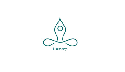 Vector Icon: Harmony and Balance Representation
