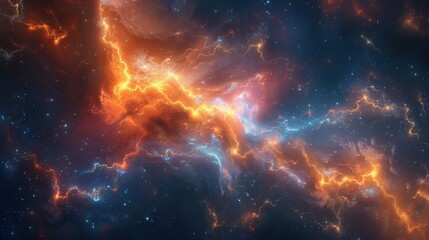 Generate an abstract digital dreamscape using ethereal elements like nebulous clouds and celestial bodies, with soft glows to evoke a surreal and imaginative realm