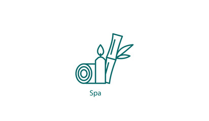 Vector Icon: Spa for Relaxation and Well-being