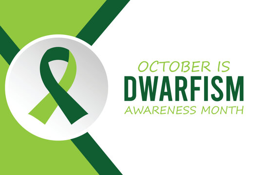 dwarfism awareness month .banner background vector illustration with awareness design