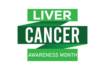 liver cancer awareness month. banner background vector illustration with awareness design