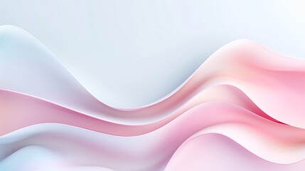 Obraz premium A contemporary abstract background with layered shapes and soft gradients, providing ample space for text in the center.