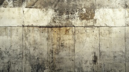 Old cement wall with visible rebar, industrial and unfinished construction feel