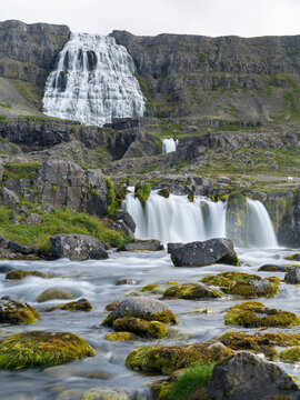 Dynjandi an icon of the Westfjords. The remote Westfjords in northwest Iceland.