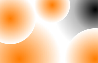 Abstract background in black and white orange
