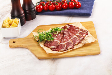 Italian pork sausage - prosciutto crudo