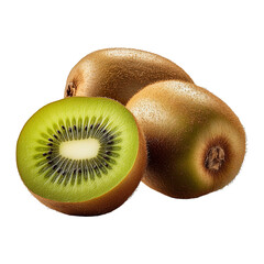 a kiwi fruit with a green kiwi on the bottom.