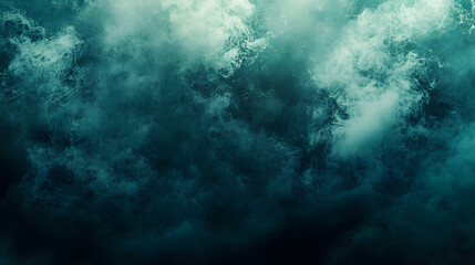 haunting green and blue grunge wall dark smoke texture eerie horror thriller mystery movie poster design isolated on white background, 