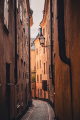 Gamla stan - kamienice starego miasta w Sztokholmie © Pavlo