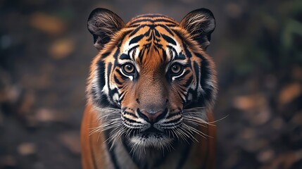 Fototapeta premium tiger at Jim Corbett national park : Generative AI