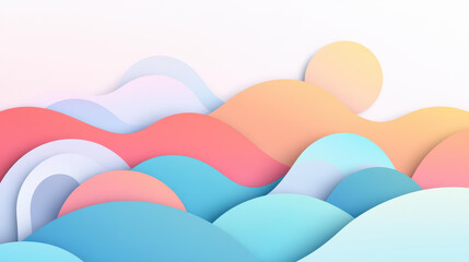 Vibrant blue gradient background featuring modern geometric shapes, perfect for creative and stylish designs.