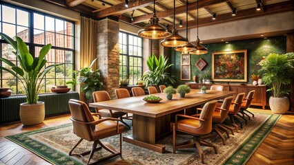 Obraz premium * Eclectic fusion of artisanal charm and vintage flair, blended with earthy tones and a free-spirited essence.