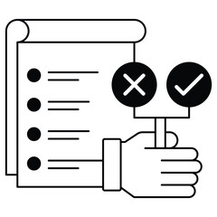 Consultation Log. This icon is ideal for representing consultation log, its purpose, and its applications in various contexts.